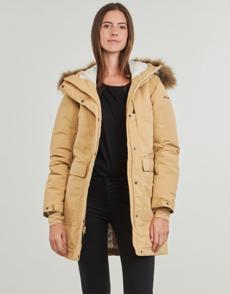 Parka Columbia Little Si II Insulated Parka Beige Parka Donna - 2