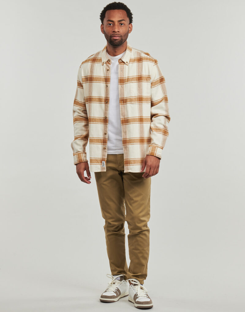 Pantalone Chino Selected SLHSLIM-NEW MILES 175 FLEX CHINO Beige Pantaloni Chino Uomo - 2