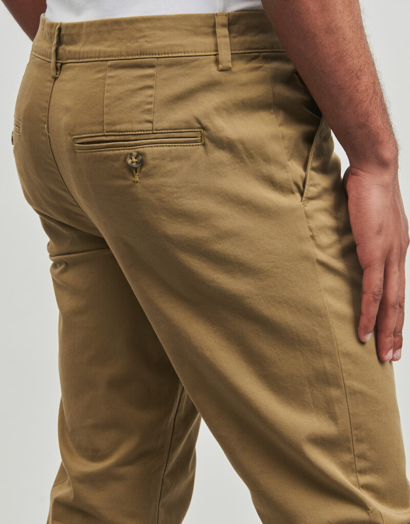 Pantalone Chino Selected SLHSLIM-NEW MILES 175 FLEX CHINO Beige Pantaloni Chino Uomo - 5