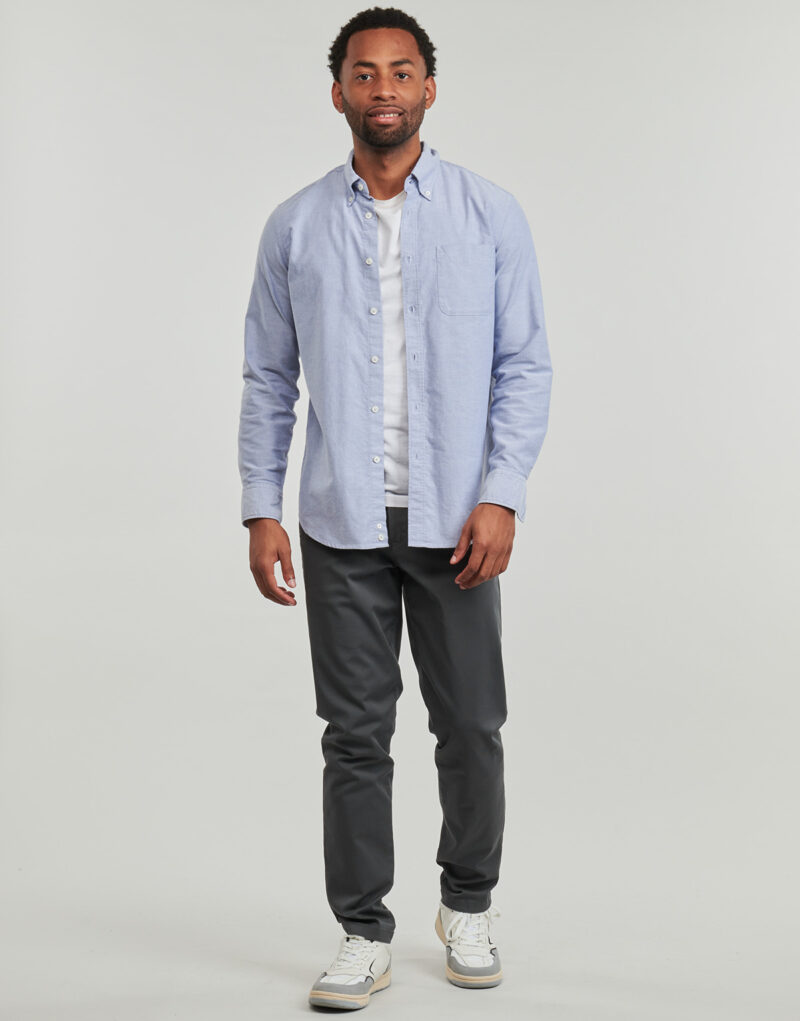 Pantalone Chino Selected SLHSLIM-NEW MILES 175 FLEX CHINO Grigio Pantaloni Chino Uomo - 2