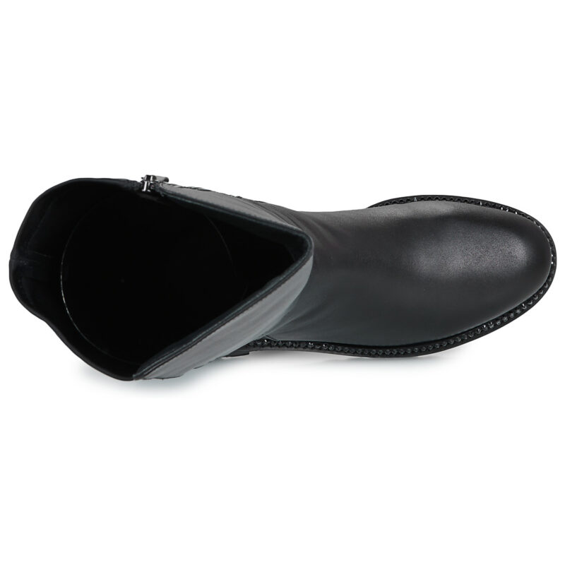 ALMA EN PENA I240856 Schwarze Overknee-Stiefel f&uuml;r Damen - Gr&ouml;&szlig;e 6