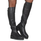 ALMA EN PENA I240856 Schwarze Overknee-Stiefel f&uuml;r Damen - Gr&ouml;&szlig;e 8