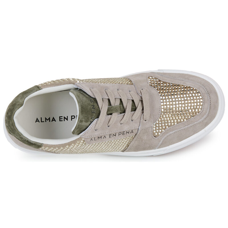 ALMA EN PENA I241226 Beige Damen-Sneaker, niedrig geschnitten - Gr&ouml;&szlig;e 6