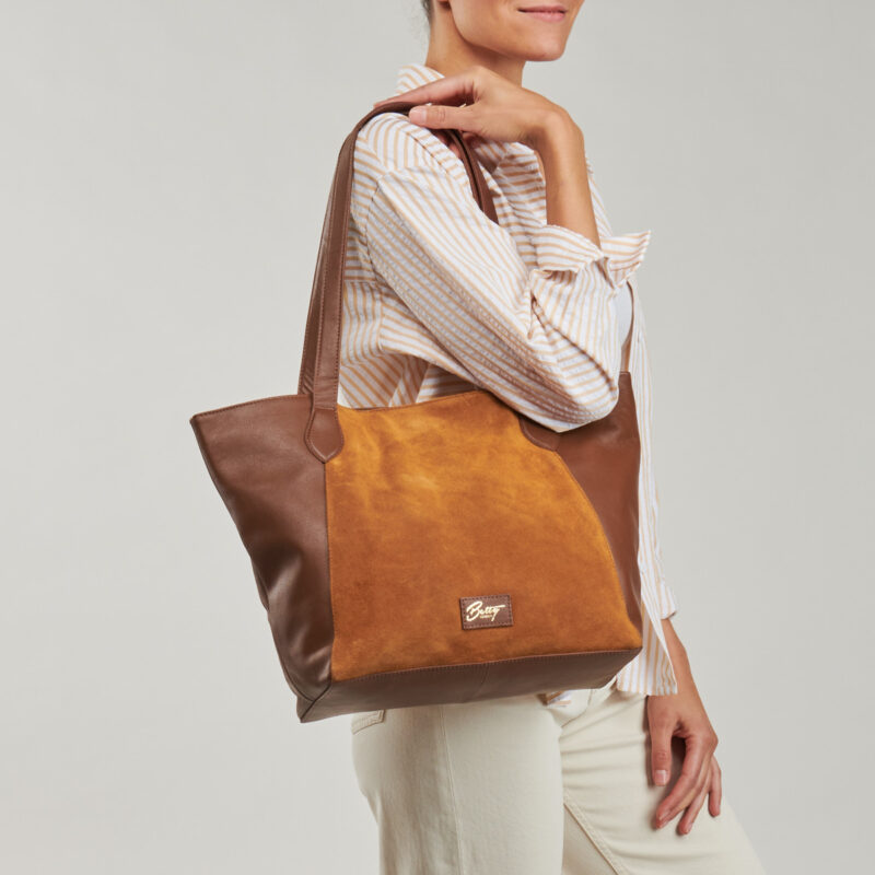 Betty London AWA Marrone Borse Shopping Donna - 6