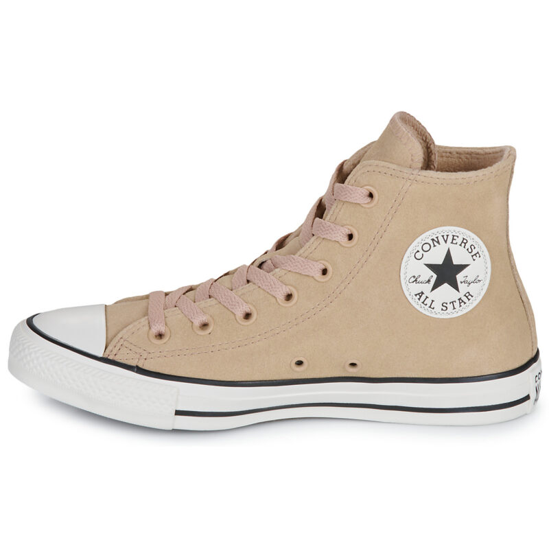 Converse CHUCK TAYLOR ALL STAR COLORFUL SUEDE Beige Sneakers alte Donna - 4