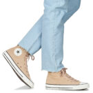 Converse CHUCK TAYLOR ALL STAR COLORFUL SUEDE Beige Sneakers alte Donna - 8