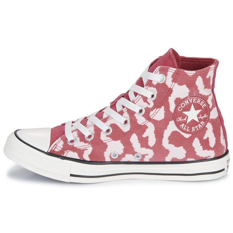 Converse  CHUCK TAYLOR ALL STAR LEOPARD REMIX  Rosa -  Sneakers alte Donna - 4