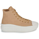 Converse CHUCK TAYLOR ALL STAR MOVE PLATFORM COLORFUL SUEDE Beige Sneakers alte Donna - 2