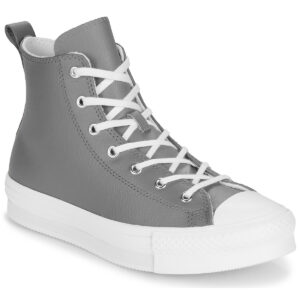 Converse CHUCK TAYLOR ALL STAR EVA LIFT LEATHER Grigio - Sneakers Bambino