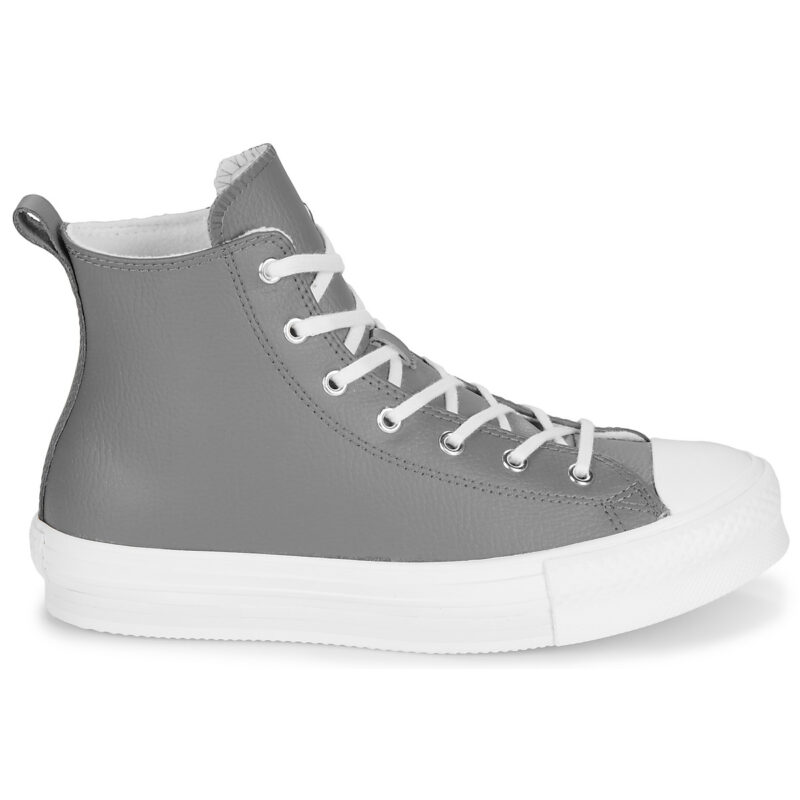 Converse CHUCK TAYLOR ALL STAR EVA LIFT LEDER Graue Sneaker Kinder - 2