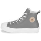 Converse CHUCK TAYLOR ALL STAR EVA LIFT LEDER Graue Sneaker Kinder - 4