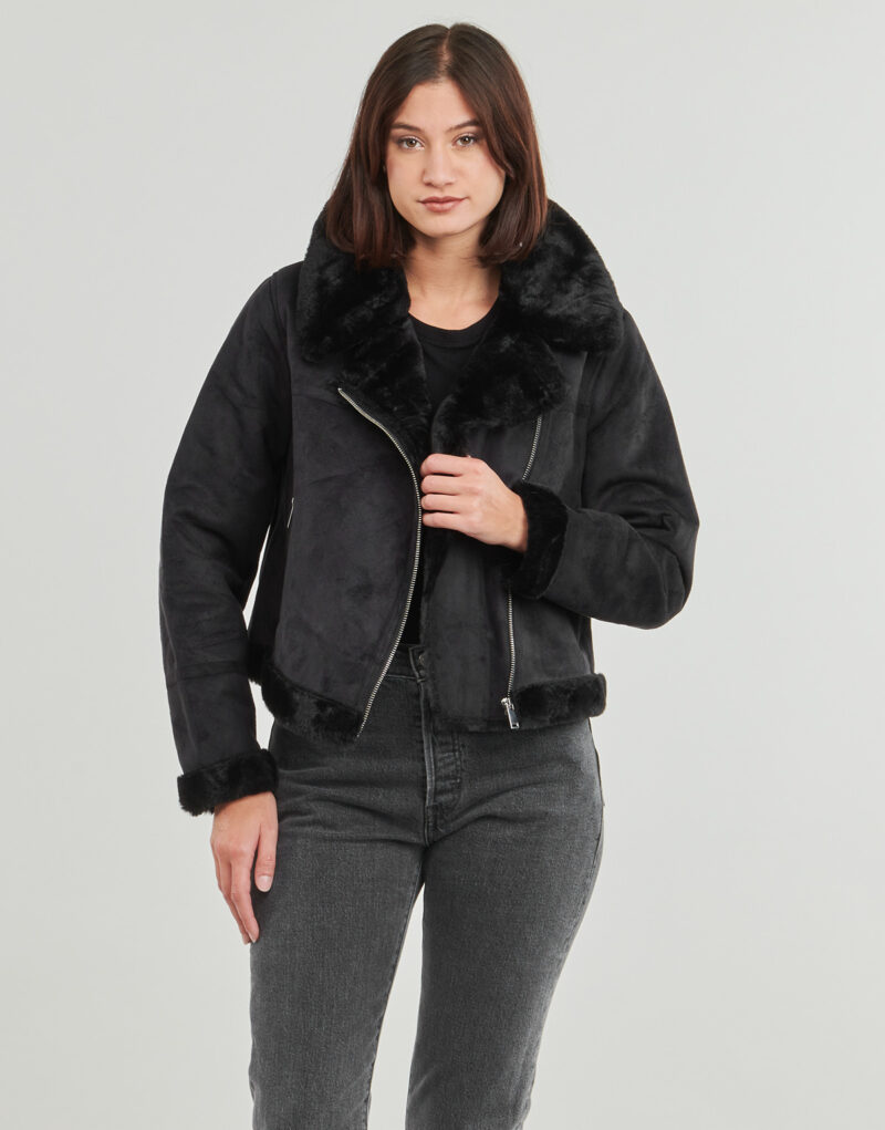 Giacca in pelle Vero Moda VMPEGGY Nero Giacche in pelle Donna - 2