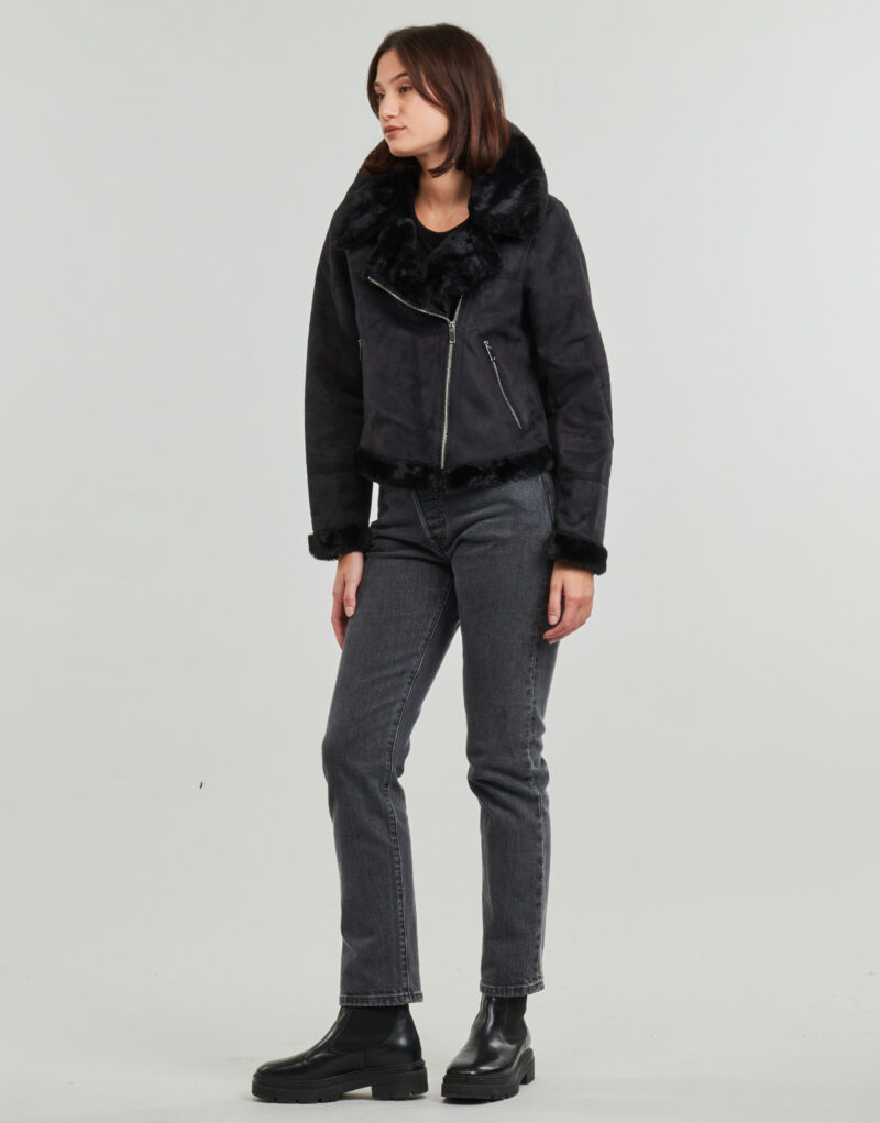Giacca in pelle Vero Moda VMPEGGY Nero Giacche in pelle Donna - 3