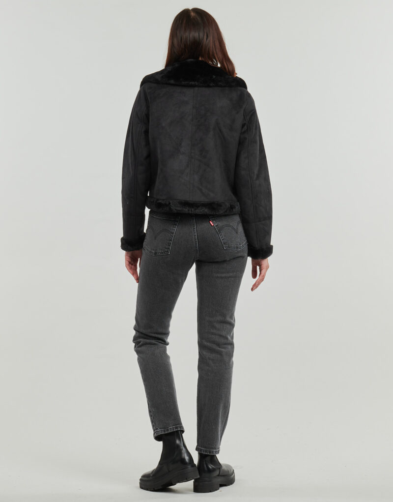 Giacca in pelle Vero Moda VMPEGGY Nero Giacche in pelle Donna - 4