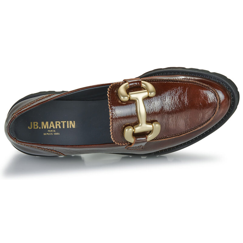 JB Martin FRIVOLE Brown Women's Loafers - 6