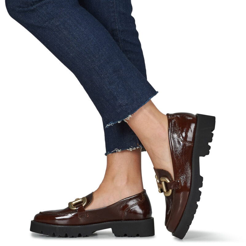JB Martin FRIVOLE Brown Women's Loafers - 8