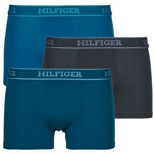 "Boxer uomo Tommy Hilfiger TRUNK X3 Multicolore, elastici comfort, design moderno, materiali di alta qualità, ideale per l'abbigliamento quotidiano. Scopri il comfort e lo stile unico di Tommy Hilfiger."