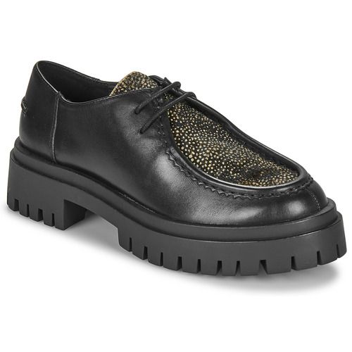 Scarpe Karston CAPUCINE Nero Derby Donna, eleganti e versatili, perfette per ogni occasione. Realizzate con materiali di alta qualità per garantire comfort e stile. Ideali per abbinamenti sia casual che formali. Acquista ora le tue derby Karston per un look impeccabile!