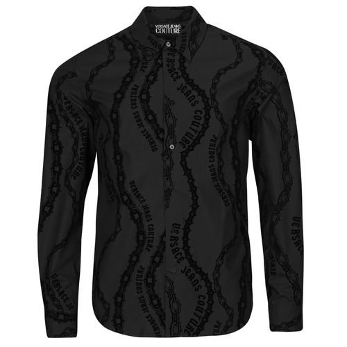 Camicia a maniche lunghe uomo Versace Jeans Couture CAMICIA77GALYR0 in nero, realizzata con materiali di alta qualità per un look elegante e alla moda. Perfetta per occasioni formali e casual, questa camicia è un must-have nel guardaroba maschile. Scopri l'eleganza senza tempo di Versace Jeans Couture.