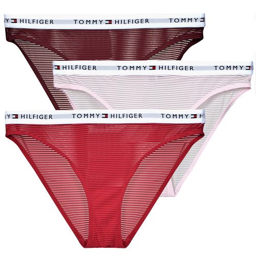 Culotte e slip donna Tommy Hilfiger 3 PACK MESH BIKINI X3 multicolore, set di tre capi eleganti e confortevoli, ideale per ogni occasione. Acquista ora il completo di biancheria intima per un perfetto mix di stile e comodità.