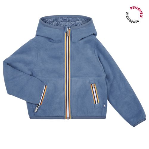 Giubbotto K-Way per bambino e ragazzo P. JACK SHERPA POLAR DOUBLE in blu, ideale per l'inverno. Realizzato in materiali di alta qualità, offre calore e comfort, perfetto per le avventure all'aperto. Design trendy e pratico, adatto per scuola e tempo libero. Acquista ora il giubbotto K-Way per un look moderno e funzionale.