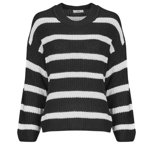Maglione Donna JDY JUSTY Nero, elegante e versatile, ideale per l'autunno e l'inverno. Perfetto per outfit casual o formali, realizzato in morbido materiale, garantisce comfort e stile. Abbinalo a jeans o gonne per un look chic e contemporaneo. Disponibile in diverse taglie. Acquista ora per un guardaroba alla moda!