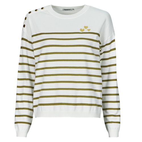 Maglione Bianco Donna Only ONLTIBA, elegante e caldo, perfetto per ogni stagione. Realizzato in morbido tessuto, ideale per creare look casual e chic. Sfrutta il suo design versatile per abbinamenti con jeans o gonne. Scopri il comfort e lo stile di questo maglione, must-have del tuo guardaroba.
