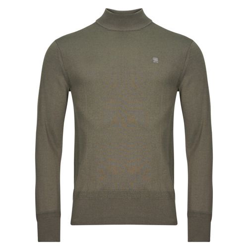 Maglione uomo G-Star Raw PREMIUM CORE MOCK KNIT in colore kaki, realizzato con materiali di alta qualità per garantire comfort e stile. Perfetto per un look casual e moderno, ideale per ogni occasione. Scopri l'eleganza e la versatilità del maglione G-Star Raw PREMIUM CORE.