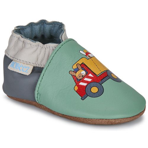 Pantofole bambino ragazzo Robeez PLAYING YARD in verde, ideali per la casa e per il gioco. Comfort e stile assicurati, realizzate in materiali di alta qualità per una vestibilità perfetta. Perfette per i piccoli esploratori, queste pantofole offrono sostegno e traspirabilità. Acquista ora le Robeez Pantofole PLAYING YARD Verde per un look alla moda e pratico!