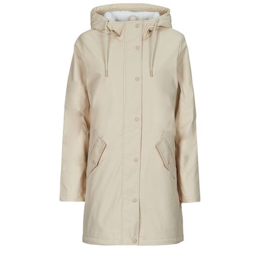 Parka Only ONLSALLY RAINCOAT Beige per donna, ideale per affrontare la pioggia con stile. Giacca impermeabile dal design elegante, perfetta per ogni occasione. Acquista il tuo parka Only ONLSALLY e aggiungi un tocco di moda al tuo guardaroba.