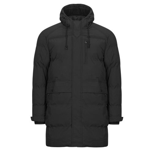 Giacca parka nera da uomo Petrol Industries, modello MEN JACKET PARKA, ideale per l'inverno. Realizzato in tessuto resistente, questo parka combina stile e funzionalità, perfetto per le giornate fredde. Design moderno con dettagli di alta qualità, offre un caldo isolamento e un look alla moda. Scopri il comfort e la versatilità del parka uomo Petrol Industries, un must-have per il tuo guardaroba.