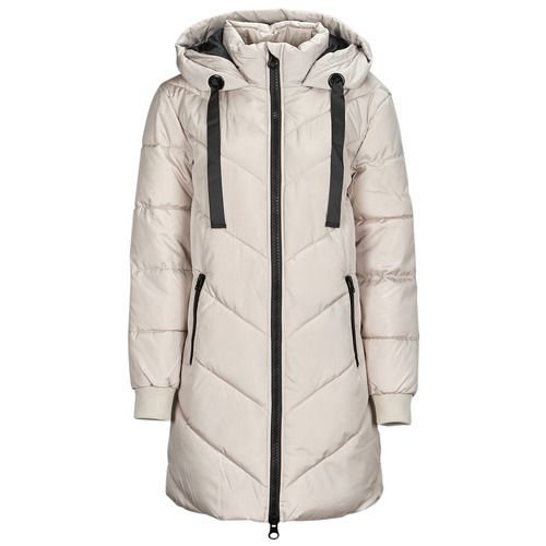 Piumino Donna JDY SKYLAR PADDED HOOD JACKET OTW NOOS Beige, elegante giacca imbottita con cappuccio, perfetta per l'inverno. Design moderno e caldo, ideale per ogni occasione. Acquista ora per rimanere alla moda e al caldo!