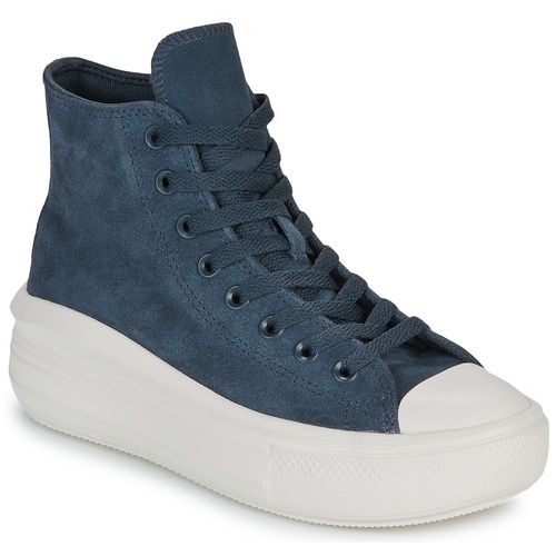 Converse      CHUCK TAYLOR ALL STAR MOVE PLATFORM COLORFUL SUEDE  Blu Sneakers alte Donna