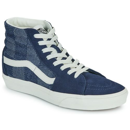 Sneakers alte Vans SK8-Hi Blu Donna, eleganti e alla moda, ideali per un look casual. Queste scarpe offrono comfort e stile, perfette per ogni occasione. Acquista ora le Vans SK8-Hi per un tocco trendy al tuo outfit!