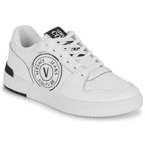 Sneakers Uomo Versace Jeans Couture YA3SJ1 Bianco, eleganti e alla moda, perfette per un look casual e contemporaneo. Realizzate con materiali di alta qualità, queste scarpe offrono comfort e stile unici. Ideali per gli amanti della moda che cercano l'originalità e il prestigio del marchio Versace Jeans Couture. Acquista ora e completa il tuo guardaroba con queste esclusive sneakers bianche.