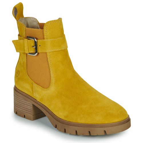 Stivaletti Donna Tamaris YDRIS in Giallo, eleganti e alla moda, perfetti per ogni occasione. Design accattivante e comodità uniche, ideali per completare il tuo look autunnale. Disponibili per acquisto online.