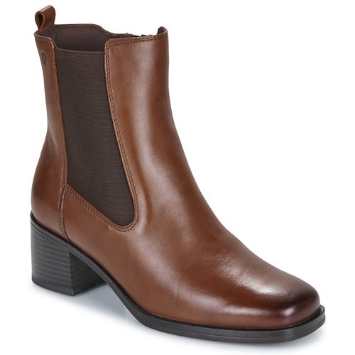 Stivaletti Caprice NISSIA marrone per donna, in pelle di alta qualità, con tacco basso e design elegante, ideali per ogni occasione. Comfort e stile uniti in un unico paio di scarpe, perfetti per l'autunno e l'inverno. Acquista ora i tuoi stivaletti Caprice NISSIA per un look sofisticato!