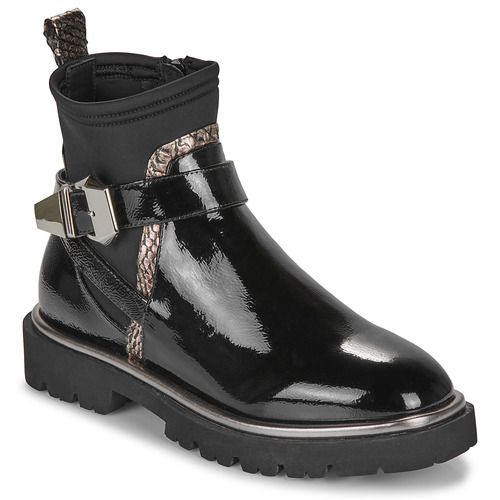 Stivaletti Donna AURIAC Nero di Regard, eleganti e versatili, perfetti per ogni occasione. Realizzati con materiali di alta qualità, offrono comfort e stile. Ideali per completare il tuo outfit autunnale e invernale. Ordina ora per distinguerti con classe!