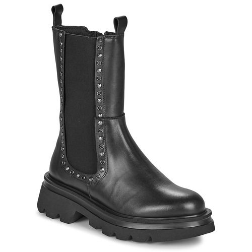 Stivaletti Donna Negro Regard FOSS, eleganti e alla moda, ideali per ogni occasione. Realizzati in materiali di alta qualità, offrono comfort e stile. Perfetti per completare il tuo look autunnale e invernale. Acquista ora i tuoi stivaletti FOSS per un aspetto sofisticato e trendy.
