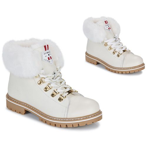 Stivaletti LACEN Bianco Donna di Les Tropéziennes par M Belarbi, eleganti e alla moda, ideali per ogni occasione. Scarpe in pelle di alta qualità, con dettagli raffinati, perfette per completare il tuo look con stile. Acquista ora e aggiungi un tocco chic al tuo guardaroba!