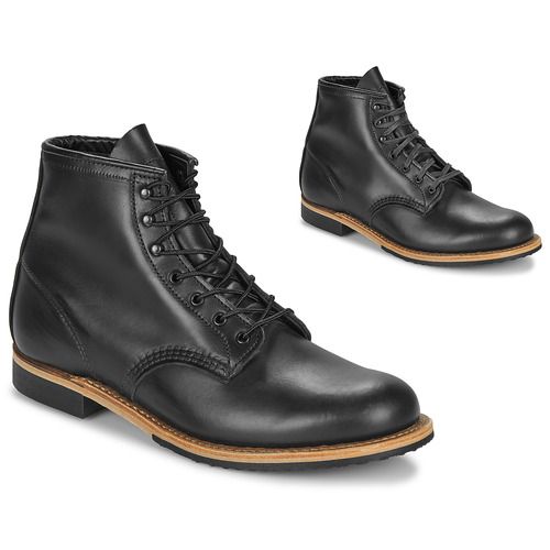 Stivaletti Uomo Red Wing BECKMAN Nero in pelle premium, ideali per un look elegante e casual. Design robusto e durevole, perfetti per ogni stagione. Comfort e stile assicurati con questi iconici stivaletti Red Wing.