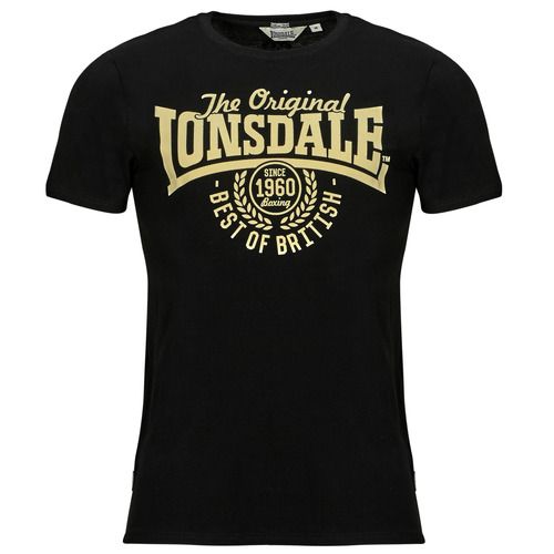 T-shirt maniche corte Uomo Lonsdale BETHERSDEN in colore Nero, ideale per un look casual e sportivo. Realizzata con materiali di alta qualità per garantire comfort e traspirabilità. Perfetta per ogni stagione e facile da abbinare a qualsiasi outfit. Scopri il tuo stile con la T-shirt Lonsdale BETHERSDEN, un must-have per gli amanti della moda urbana. Disponibile online, ottima per il tempo libero e le attività sportive.