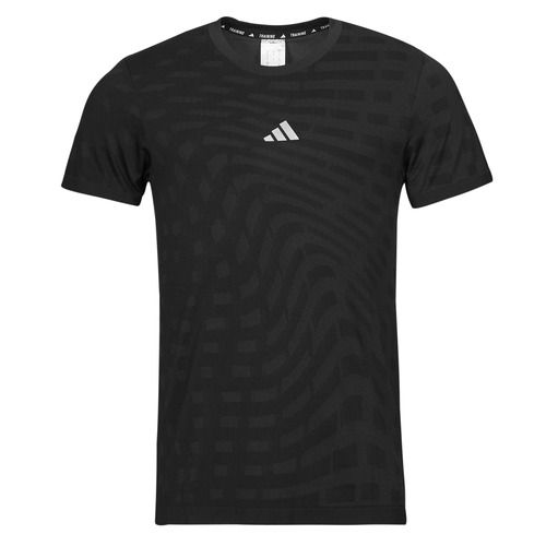T-shirt uomo adidas Gym+ Training Seamless T-Shirt Nero, maniche corte, ideale per attività sportive e palestra, comfort e stile. Perfetta per chi cerca abbigliamento sportivo di alta qualità. Acquista la tua t-shirt adidas per allenamenti migliorati.