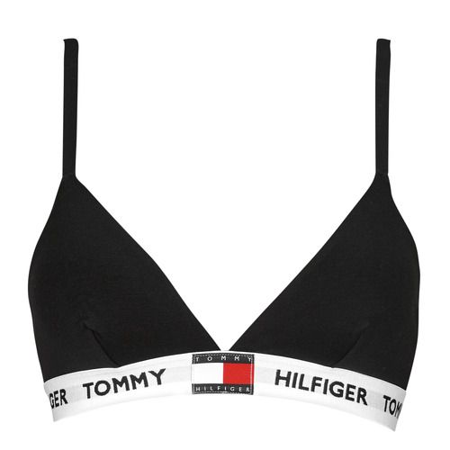 Immagine del reggiseno triangolo senza ferretto Tommy Hilfiger RP TRIANGLE Nero, ideale per comfort e stile nella lingerie femminile. Perfetto per ogni occasione, garantisce un fit eccezionale e un design elegante, perfetto per outfit quotidiani o serate speciali. Acquista ora il reggiseno Tommy Hilfiger Triangolo senza ferretto per un look chic e sofisticato.