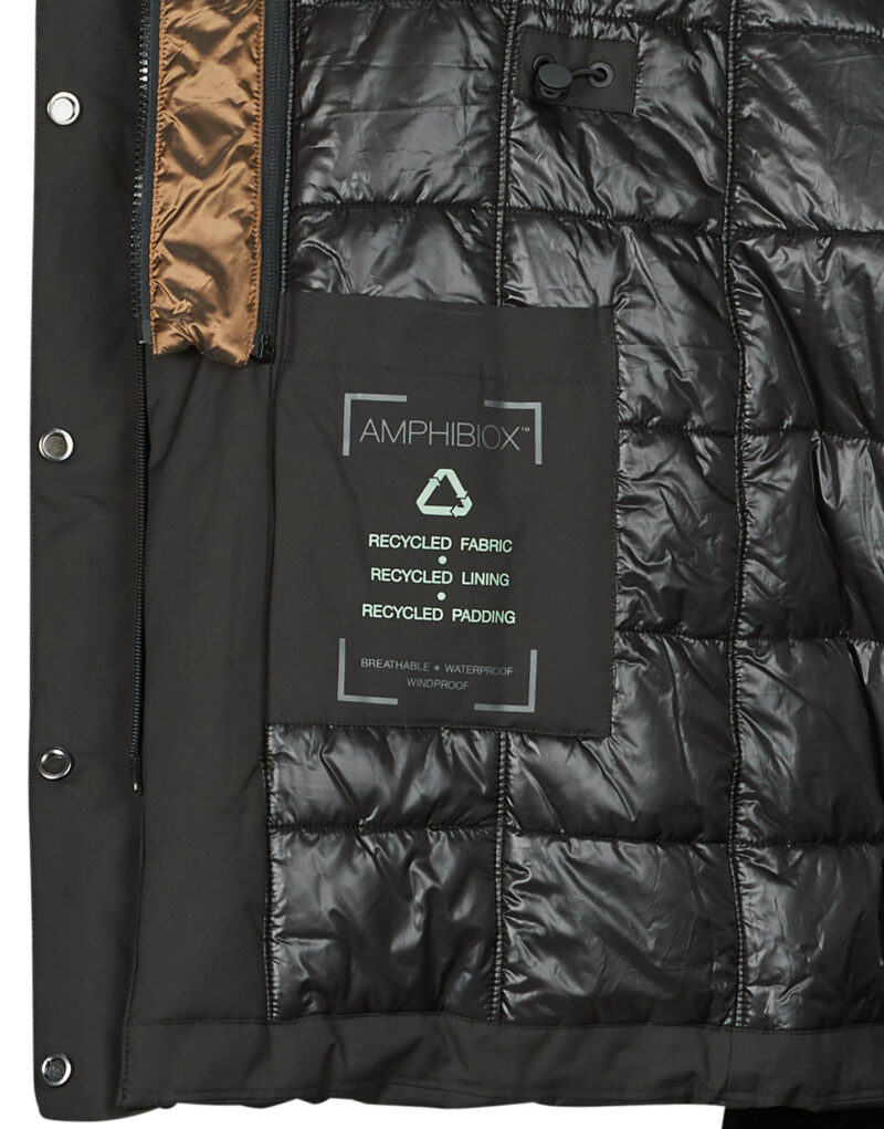 Parka Geox W FELICITY ABX LONG Nero Parka Donna - 6