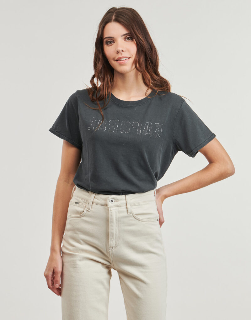 T-shirt Kaporal SARMY Noir T-shirt &agrave; manches courtes Femme - 2