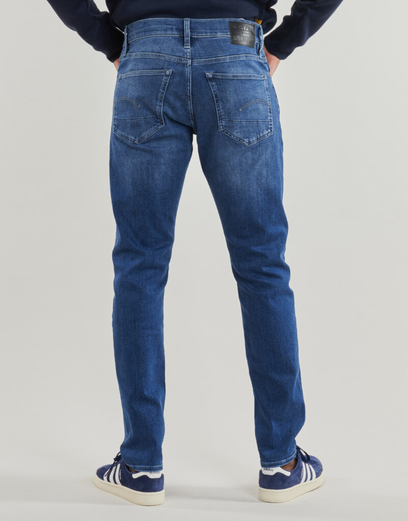 Vaqueros ajustados G-Star Raw 3301 SLIM Pantalones vaqueros ajustados azules para hombre - 4
