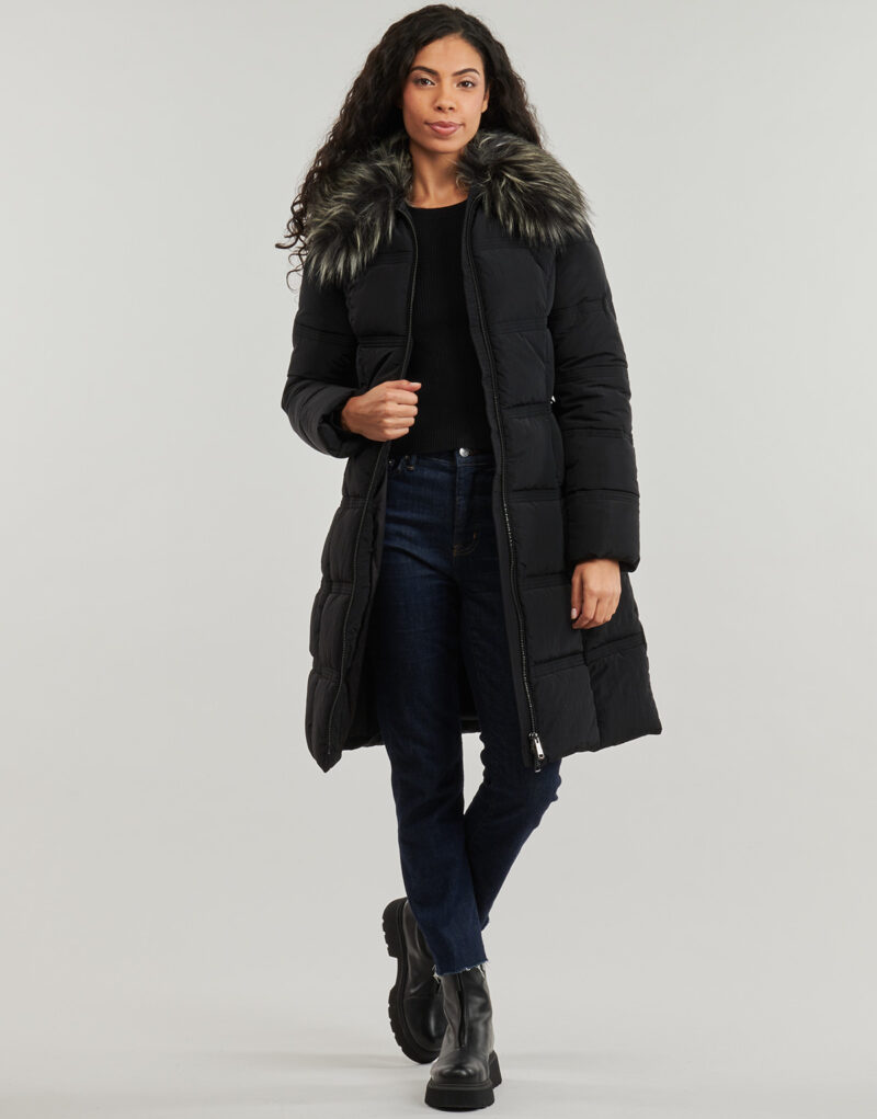 Doudoune Guess NEW MARISOL LONG BELTED JACKET Nero Piumini Donna - 2