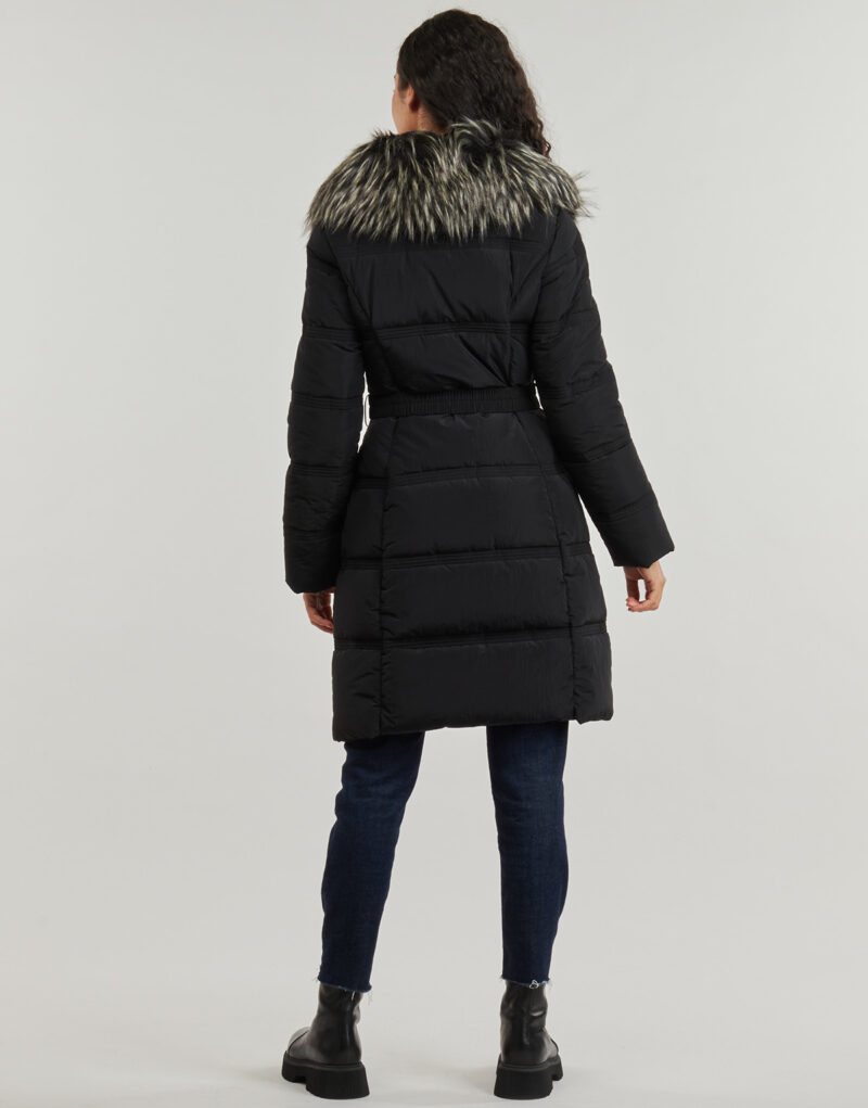 Doudoune Guess NEW MARISOL LONG BELTED JACKET Nero Piumini Donna - 4