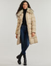Doudoune Guess NEW MARISOL LONG BELTED JACKET Beige Piumini Donna - 2